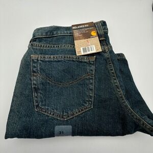 Carhartt Relaxed Fit Tipton Five Pocket Denim Jean Short 31 Classic Wash NWT NOS